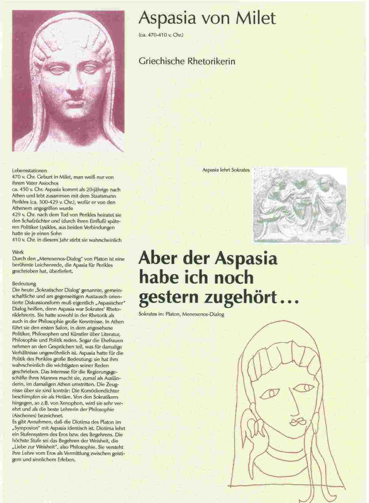 Aspasia Ausstellungsbild